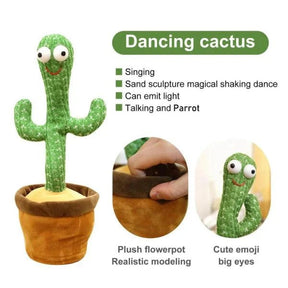 Cactus Plush Toy: Singing, Dancing, and Learning Fun for All Ages