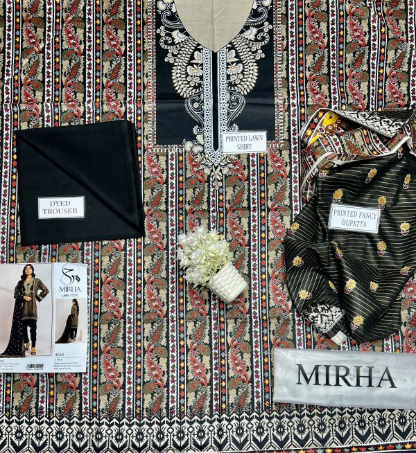 Mirha Unstitched Dress For Women | Summer Collection